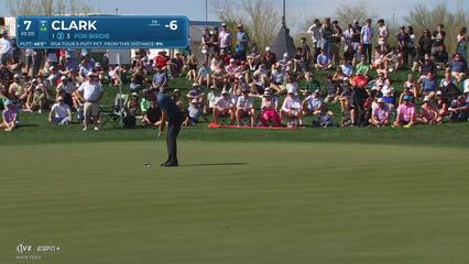 Wyndham Clark | Round 2 | 7th hole | Shot 3 | 2025 WM Phoenix Open