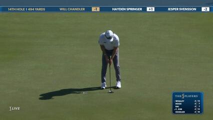 Will Chandler | Round 1 | 14th hole | Shot 4 | 2025 THE PLAYERS