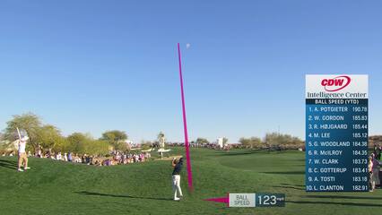Max Homa | Round 1 | 14th hole | Shot 2 | 2025 WM Phoenix Open