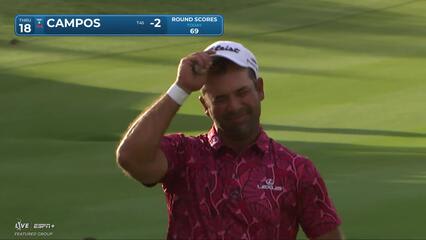 Rafael Campos | Round 1 | 18th hole | Shot 4 | 2025 Mexico Open