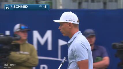 Matti Schmid | Round 2 | 15th hole | Shot 3 | 2025 Wyndham