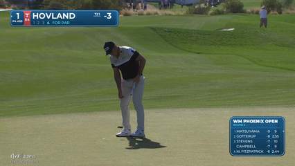 Viktor Hovland | Round 2 | 1st hole | Shot 4 | 2026 WM Phoenix Open
