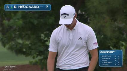 Rasmus Højgaard | Round 2 | 8th hole | Shot 5 | 2025 Houston Open