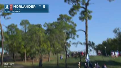 Henrik Norlander | Round 4 | 5th hole | Shot 3 | 2026 Valspar