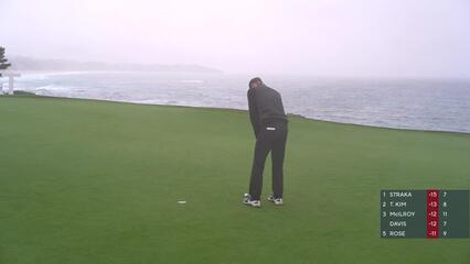 Cam Davis | Round 3 | 8th hole | Shot 5 | 2025 AT&T Pebble Beach