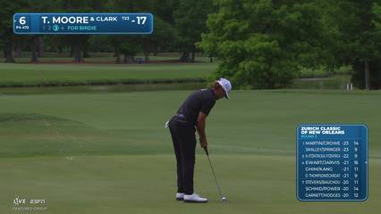 Taylor Moore | Round 3 | 6th hole | Shot 4 | 2026 Zurich Classic