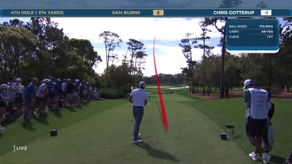 Sam Burns | Round 3 | 4th hole | Shot 1 | 2026 THE PLAYERS