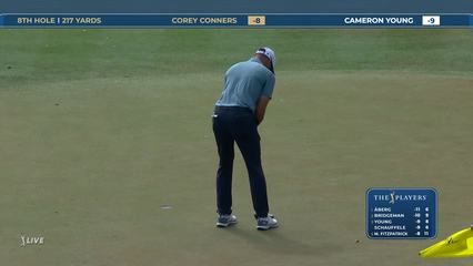 Corey Conners | Round 3 | 8th hole | Shot 4 | 2026 THE PLAYERS