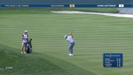 Sam Burns | Round 3 | 7th hole | Shot 2 | 2026 THE PLAYERS