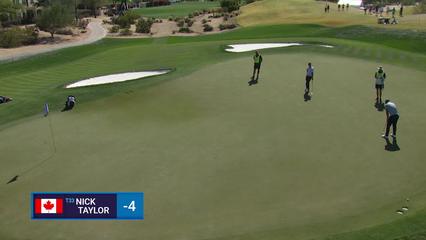 Nick Taylor | Round 3 | 4th hole | Shot 3 | 2026 WM Phoenix Open