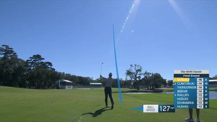 Maverick McNealy | Round 4 | 9th hole | Shot 2 | 2024 The RSM Classic