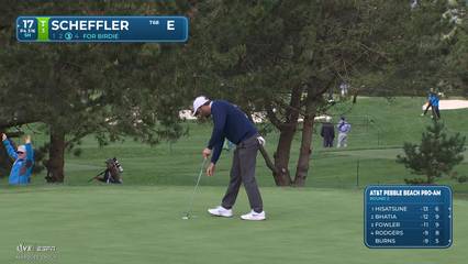 Scottie Scheffler | Round 2 | 17th hole | Shot 3 | 2026 AT&T Pebble Beach