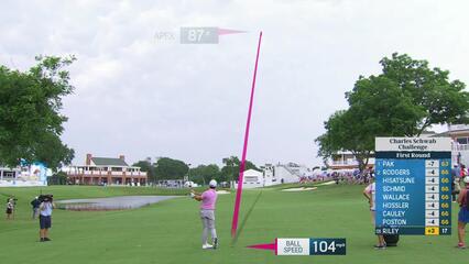 Davis Riley | Round 1 | 18th hole | Shot 2 | 2025 Charles Schwab