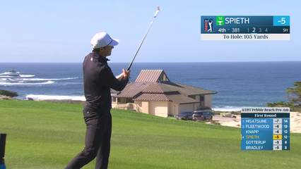 Jordan Spieth | Round 1 | 4th hole | Shot 2 | 2026 AT&T Pebble Beach