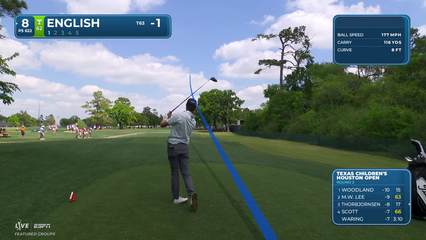 Harris English | Round 2 | 8th hole | Shot 1 | 2026 Texas Children's