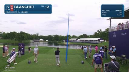 Chandler Blanchet | Round 2 | 17th hole | Shot 1 | 2026 Truist Championship