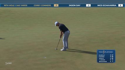 Corey Conners | Round 1 | 16th hole | Shot 5 | 2026 THE PLAYERS