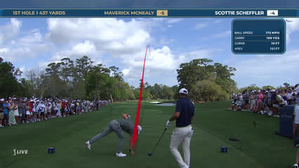 Maverick McNealy | Round 4 | 1st hole | Shot 1 | 2026 THE PLAYERS