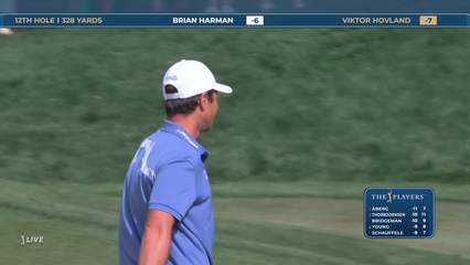 Viktor Hovland | Round 3 | 12th hole | Shot 4 | 2026 THE PLAYERS