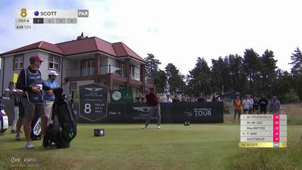 Adam Scott | Round 4 | 8th hole | Shot 1 | 2026 Genesis Scottish Open
