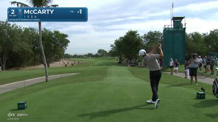 Matt McCarty | Round 1 | 2nd hole | Shot 1 | 2025 Mexico Open