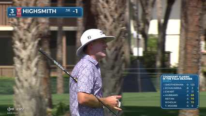 Joe Highsmith | Round 2 | 3rd hole | Shot 2 | 2026 Cognizant Classic