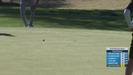 Matt Fitzpatrick | Round 4 | 1st hole | Shot 4 | 2026 WM Phoenix Open