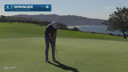 Hayden Springer | Round 2 | 4th hole | Shot 4 | 2025 Farmers