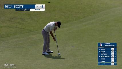 Adam Scott | Round 4 | 10th hole | Shot 4 | 2025 Genesis Scottish Open