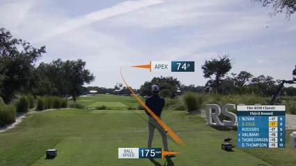 Eric Cole | Round 3 | 9th hole | Shot 1 | 2025 The RSM Classic