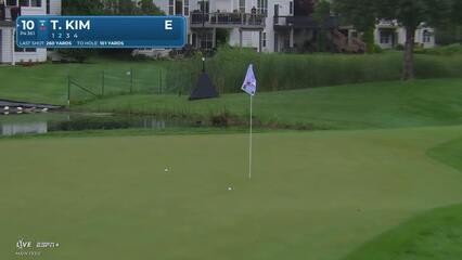Tom Kim | Round 1 | 10th hole | Shot 2 | 2025 3M Open