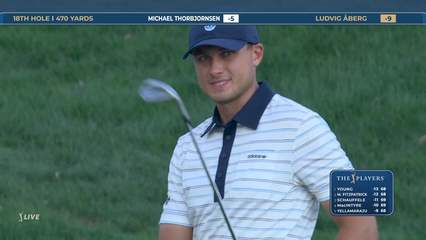 Ludvig Aberg | Round 4 | 18th hole | Shot 3 | 2026 THE PLAYERS