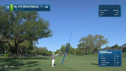 Matt Fitzpatrick | Round 2 | 14th hole | Shot 2 | 2026 Valspar