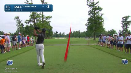 Aaron Rai | Round 1 | 15th hole | Shot 1 | 2025 Zurich Classic