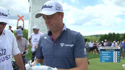 Justin Thomas | Round 1 | 13th hole | Shot 1 | 2025 Truist Championship