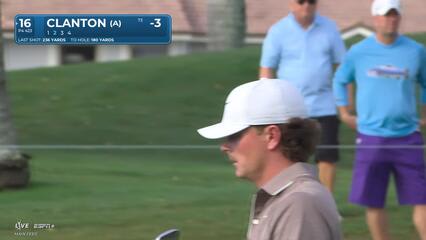 Luke Clanton | Round 1 | 16th hole | Shot 2 | 2025 Cognizant Classic
