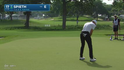 Jordan Spieth | Round 1 | 17th hole | Shot 5 | 2025 Charles Schwab