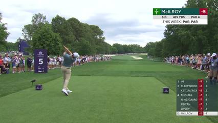 Rory McIlroy | Round 3 | 5th hole | Shot 1 | 2026 Truist Championship