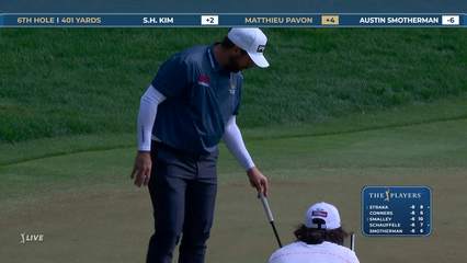 Matthieu Pavon | Round 2 | 6th hole | Shot 4 | 2026 THE PLAYERS