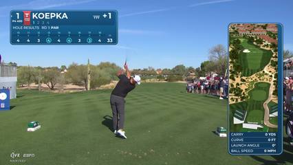 Brooks Koepka | Round 2 | 1st hole | Shot 1 | 2026 WM Phoenix Open