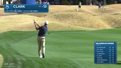 Wyndham Clark | Round 2 | 14th hole | Shot 2 | 2026 The American Express