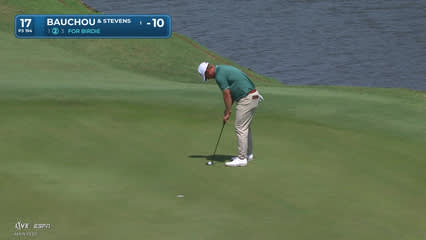 Zach Bauchou | Round 1 | 17th hole | Shot 2 | 2026 Zurich Classic