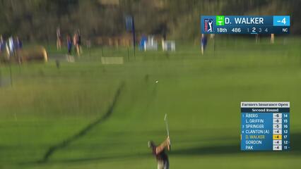 Danny Walker | Round 2 | 18th hole | Shot 2 | 2025 Farmers