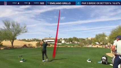 Emiliano Grillo | Round 3 | 4th hole | Shot 1 | 2025 WM Phoenix Open
