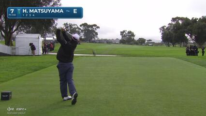 Hideki Matsuyama | Round 1 | 7th hole | Shot 1 | 2025 Genesis