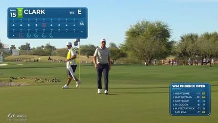 Wyndham Clark | Round 2 | 15th hole | Shot 4 | 2026 WM Phoenix Open