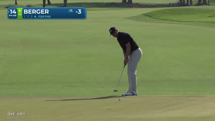 Daniel Berger | Round 2 | 14th hole | Shot 5 | 2026 Cognizant Classic