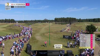 Matt Fitzpatrick | Round 3 | 3rd hole | Shot 1 | 2025 Genesis Scottish Open
