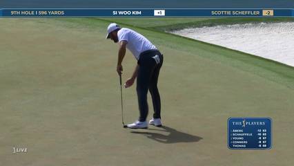 Scottie Scheffler | Round 3 | 9th hole | Shot 5 | 2026 THE PLAYERS