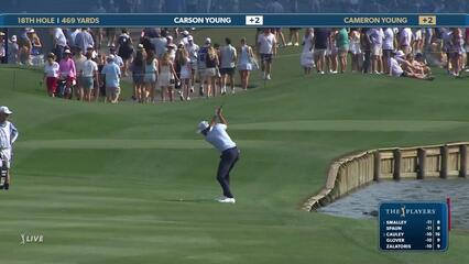 Cameron Young | Round 3 | 18th hole | Shot 3 | 2025 THE PLAYERS